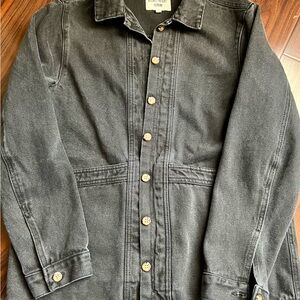 Velvet Black Jean Jacket Classic Denim Style